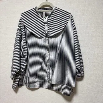 sirone 스트라이프 블라우스