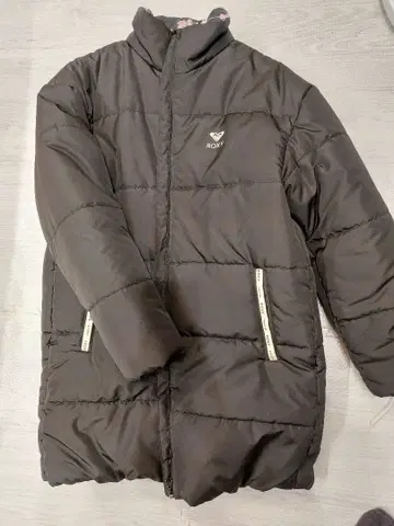 ROXY 블랙 다운 자켓 XL