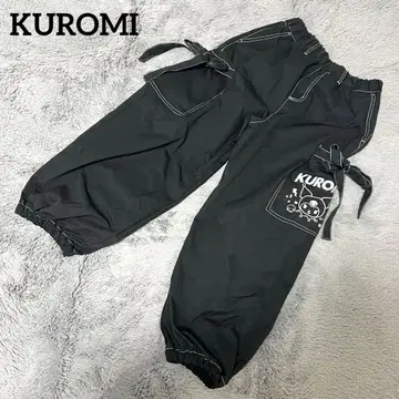 새상품급 산리오 쿠로미 블랙 카고 팬츠 L 사이즈