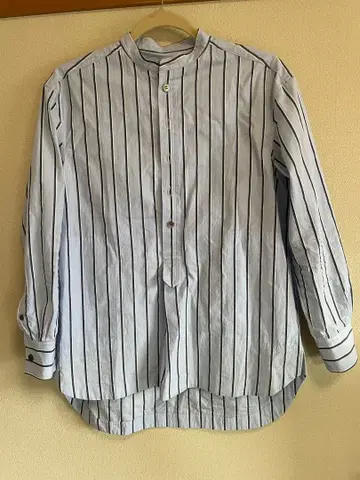 SINME 스트라이프 패턴 긴팔 셔츠 F 사이즈