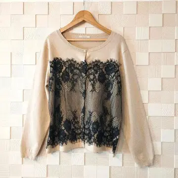 [ Rose Tiara ] 로즈 티아라 레이스 가디건 42