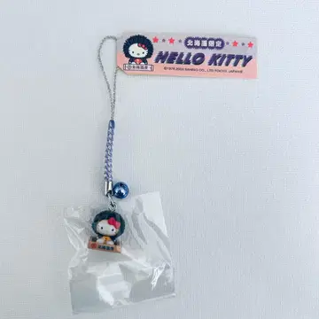 지역 한정 키티 헬로키티 매듭 스트랩 홋카이도 한정 성게