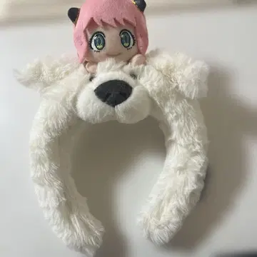 곰 머리띠 봉제 인형 포함