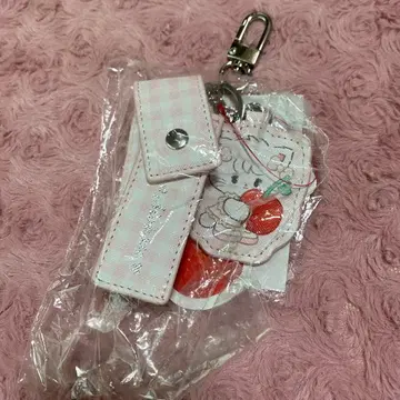 mikko Cafe 미개봉 새상품 립 케이스 키링 무스