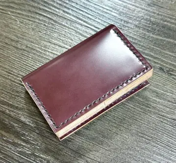 천연 가죽 명함지갑 핸드메이드 왁스 코도반