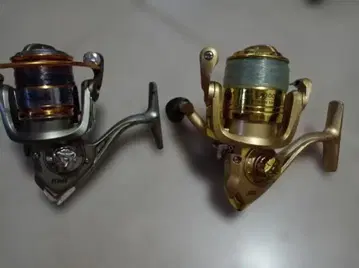 빙어 릴 실버 골드 세트