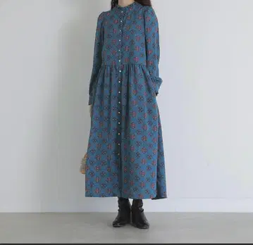 somari imagination 프릴 x 레트로 디자인 롱 원피스