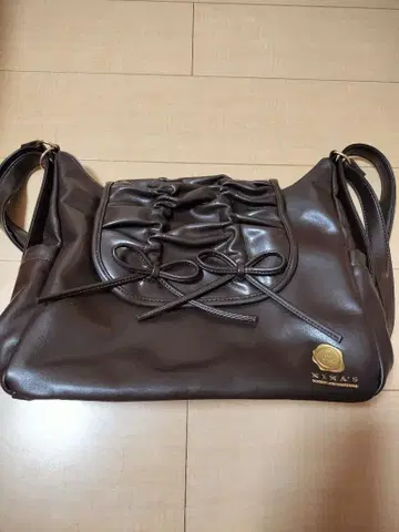 아오키 미사코 시마무라 백 브라운 숄더 백팩