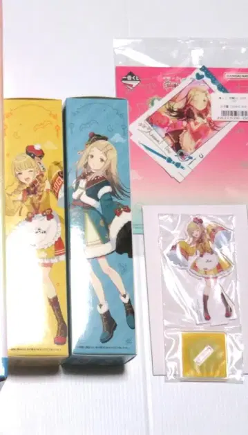 제일복권 학원 아이돌 마스터 시노자와 히로 후지타 코토네 포스터 외