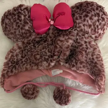 디즈니 팬캡 레오파드 무늬