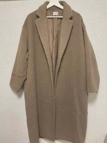 Ungrid 브라운 오버 사이즈 롱 코트