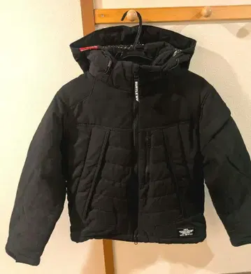 블랙 후드 부착 자켓 M