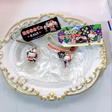 헬로키티 야마나시 한정판 KAIJI 다케다 신겐 스트랩