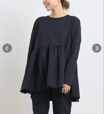 yori 소프트 속기모 프릴 블라우스