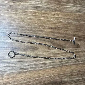 실버 체인 목걸이