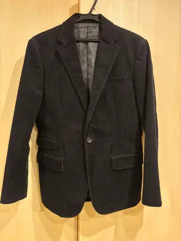 SOPHNET. 블랙 코듀로이 테일러드 자켓