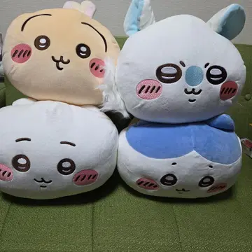 선착순 치이카와 하치와레 토끼 모몽가 모찌루네 늘어놓기 BIG 봉제 인형