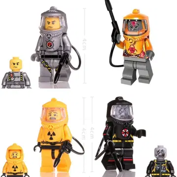 오염 처리반 바이오하자드 좀비 소독 엄브렐라 레고 호환 무료배송