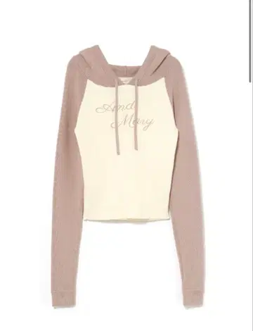 andmary Letter mary logo tops 핑크2