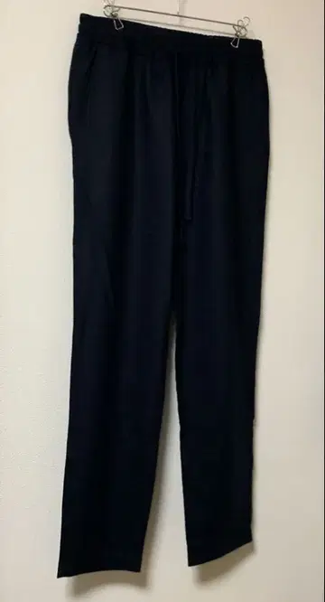 BARENA 네이비 이지 팬츠 스트레이트 레그