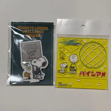 스누피 아크릴 스탠드 2개 세트