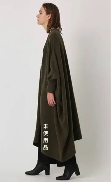 미사용품 RIM.ARK 와이드 볼륨 가디건 카키