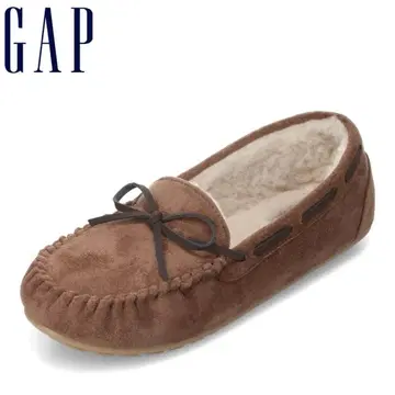 미사용 새상품 GAP 보아 모카신 GPL82557CW 브라운