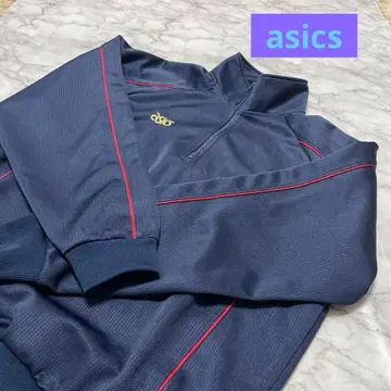 새상품급 ASICS 아식스 하프 지퍼 트랙 자켓 레트로 저지