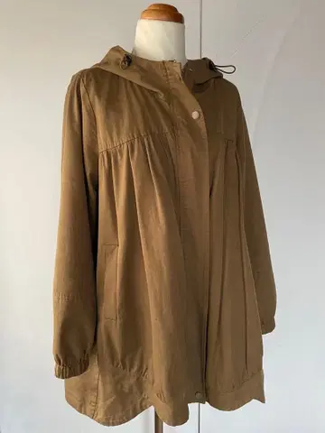 멜란지 카키 마운틴 후드티 자켓 gigot