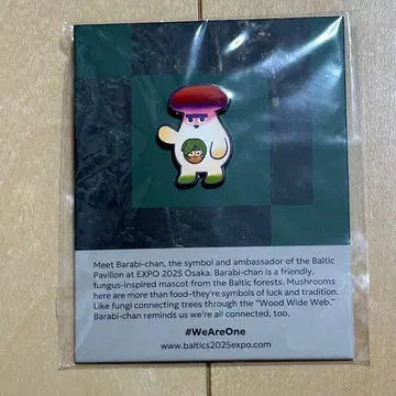 오사카 만박 바르토 파빌리온 핀 배지 Barabi-chan
