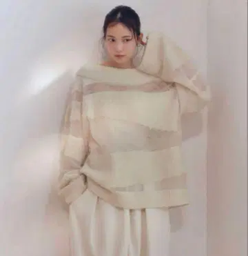 Andequal sheer pattern knit