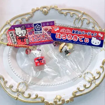헬로키티 야마나시 한정판 신겐모치 미노부산 네츠케