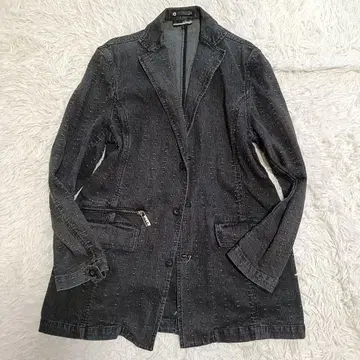 데님 자켓 테일러드 자켓 Y2K Archive 데미지 가공 L