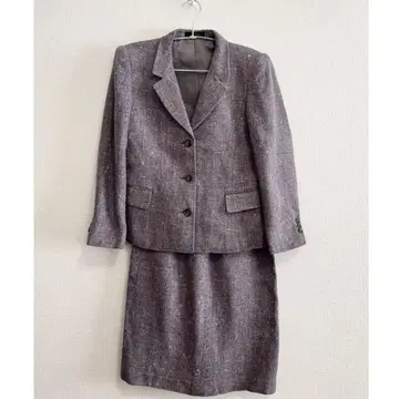 ROPE 트위드 스커트 수트 쇼와 버블 레트로 구제 의류 버블 90's