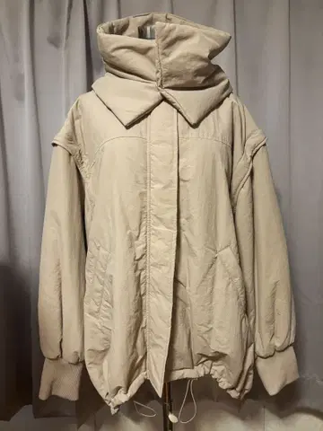 VACANCY 3way 충전솜 블루종 코트 베이지 다운 자켓 베스트