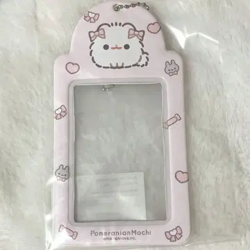포메라니안 모찌 lafary 폴라로이드 홀더 트레이딩 카드 케이스 핑크