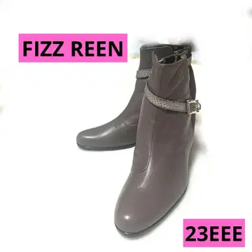 FIZZ REEN 여성용 폭넓은 가죽 일본제 부츠