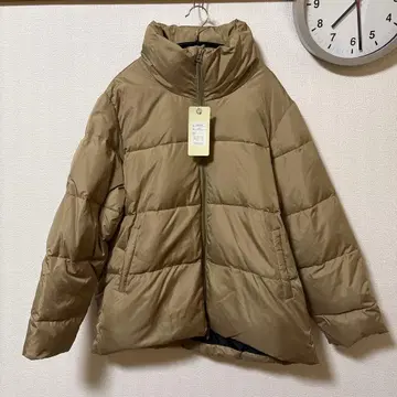 [ 새상품 ] 남성용 다운 자켓 베이지 L 사이즈 택 포함 노브랜드 상품