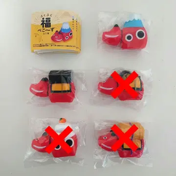 가챠 후쿠후쿠 후쿠베코즈 2종 세트