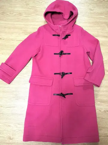 새상품급 미라 오웬 더플 코트 핑크