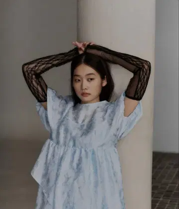 ANDRESD 레이스 암커버 블랙