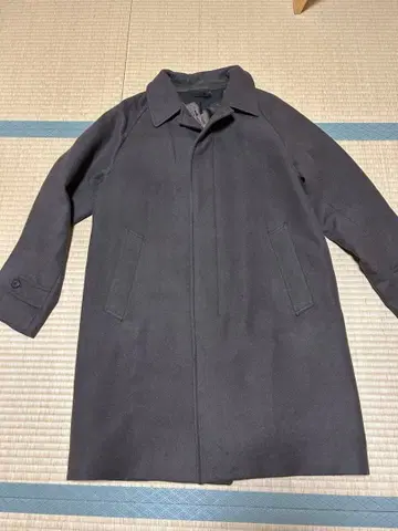 유니클로 싱글 브레스 코트 XL 브라운