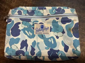 ape kaws 카모플라쥬 패턴 캔버스 파우치