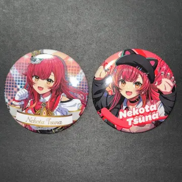 네코타 츠나 캔뱃지 2개 세트 Vspo 페스티벌 2025