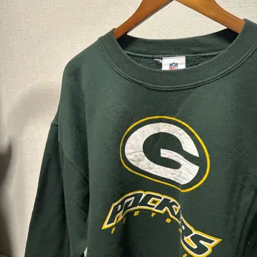 NFL 그린베이 패커스 맨투맨 프로팀 미식축구 그린 L