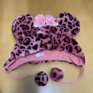 디즈니 레오파드 무늬 팬캡