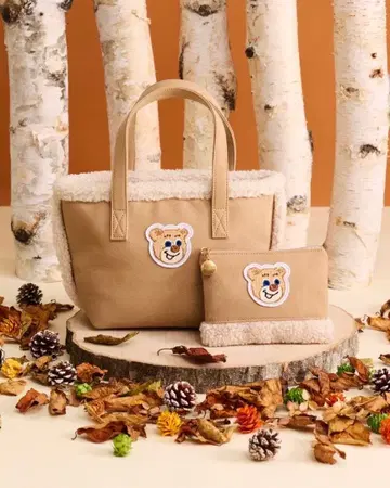 페이러 올드 테디 와펜 보아 토트 & 파우치