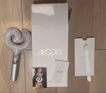 aespa 응원봉 ver.2 공식 트레이딩 카드 4장 포함