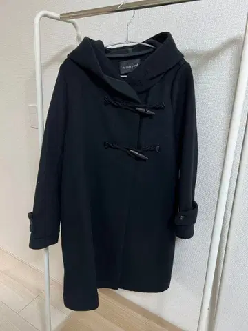 미즈이로 인드 블랙 더플 코트