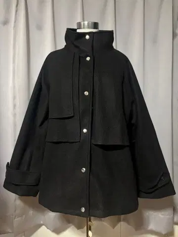 ABITOKYO P 코트 블랙 블랙 아우터 자켓